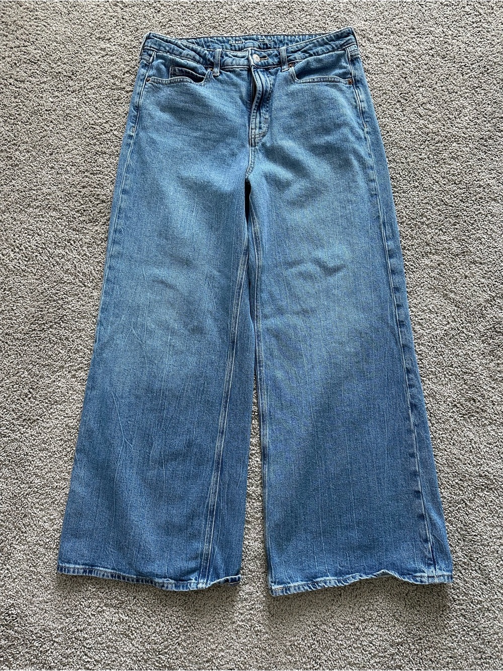 Old Navy Women's Extra High-Waisted Super Wide-Leg Jeans